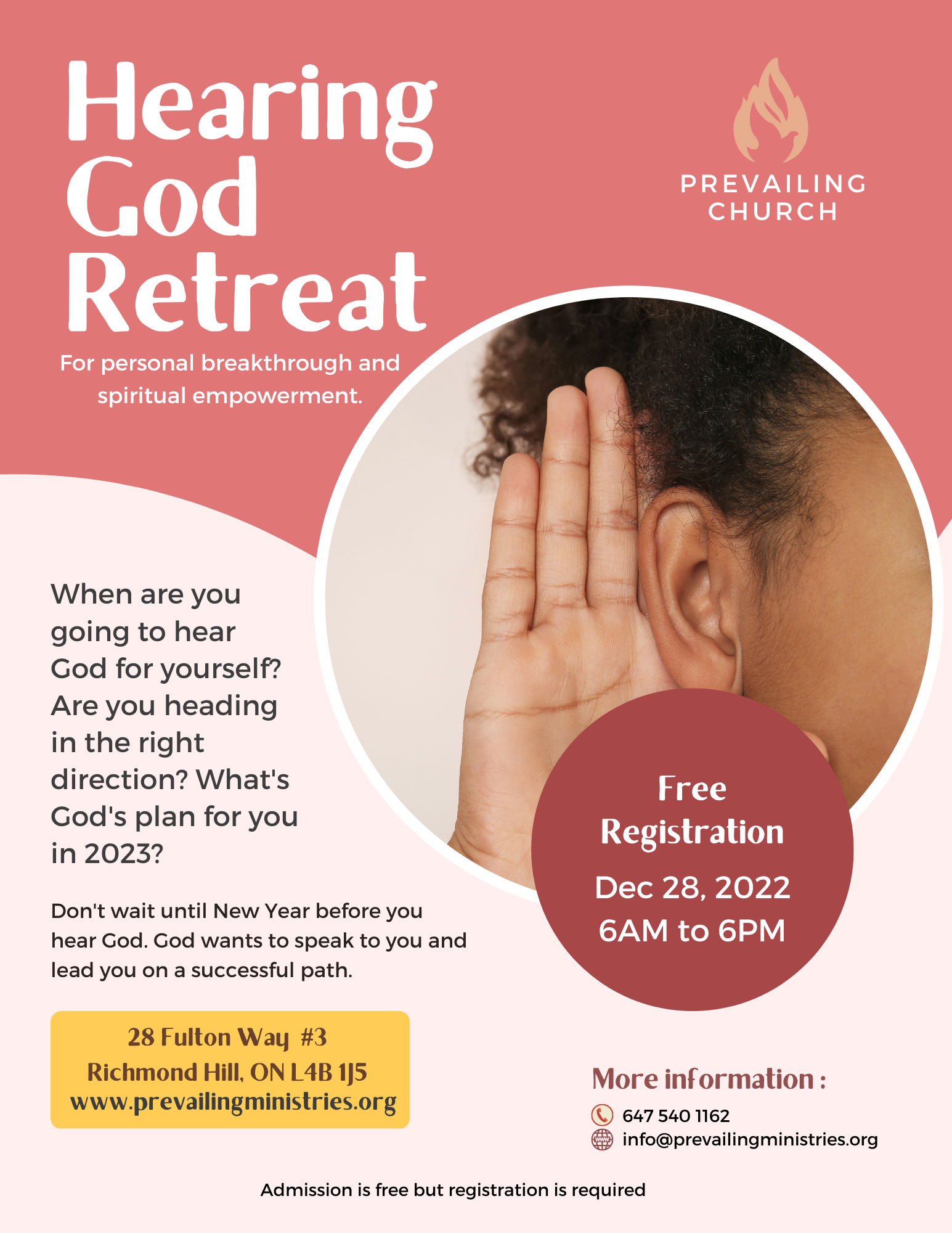 Hearing God Retreat